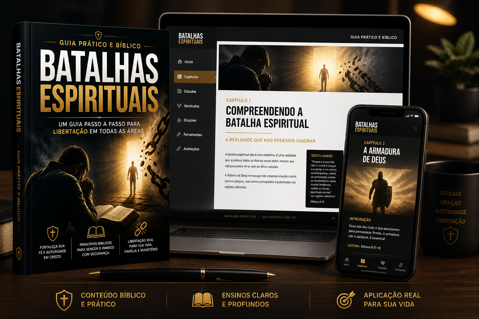 Capa do guia Batalhas Espirituais
